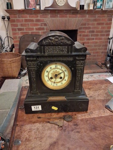 Antique kuss slate mantle - antique,