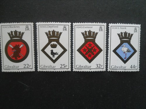 Gibraltar 1989 naval crests - naval,