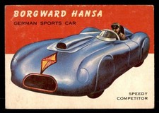 1954 Topps World on Wheels #34 Borgward Hansa VG *e1