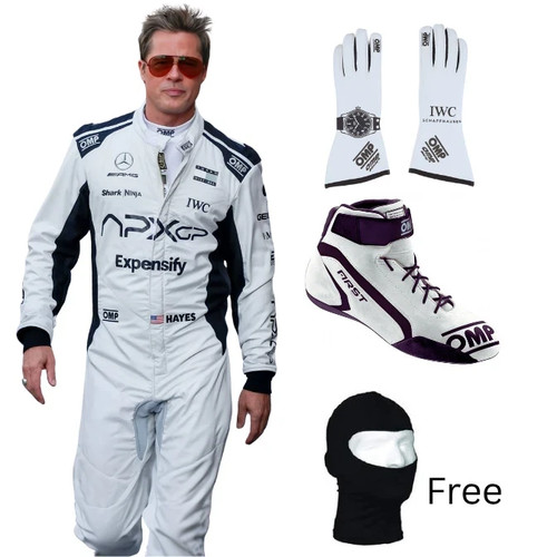 Movie white racing - f1,