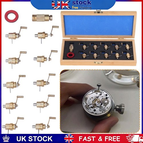 Mainspring winder set brass - mainspring,
