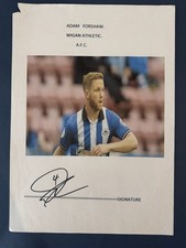 Adam Forshaw - Wigan Athletic Fc Signed Picture