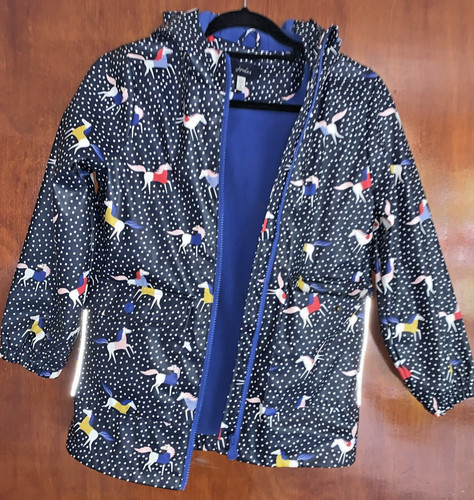 Girls joules horses - horses, raincoat