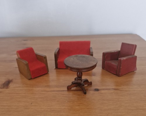 Vintage wooden dolls house - vintage,