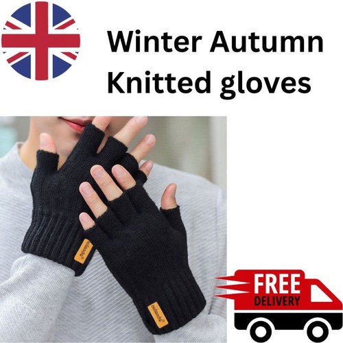 Thermal fingerless gloves - fingerless,