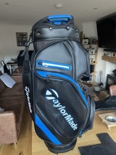 TaylorMade Deluxe Golf Cart Bag - Black/Blue - CBTAY138
