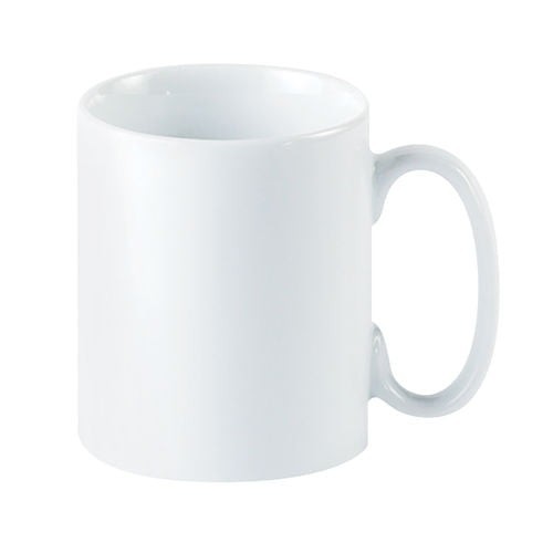 Straight sided white - white, mug