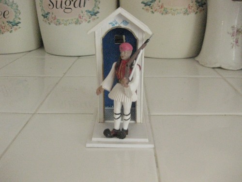 Vintage greek evzone soldier - greek,