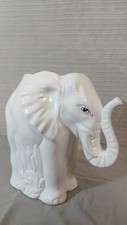 Vintage Ceramic / Porcelain Asian Elephant Planter or Umbrella stand (Large)