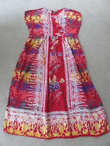 Indonesian batik summer - batik, dress