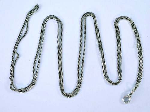 Antique silver pocket - silver,