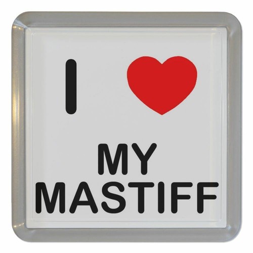 Mastiff love plastic tea - love,