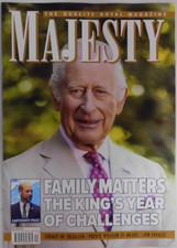 Majesty magazine Dec 2025 The King's years of challenges + Earthshot prize