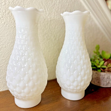 Vintage Milk Glass Hurricane