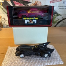 Scalextric  Batman Batmobile & C466 Joker's Porsche 911