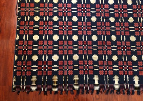 Antique woven overshot - antique,