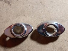 NOS/ VGC Pair of Classic Mini Mk1/2 Door Handle escutcheons. Left and Right. 