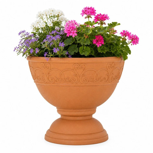 45cm terracotta urn garden - 45cm,