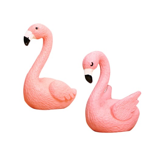 Pcs mini flamingo figures - 16,