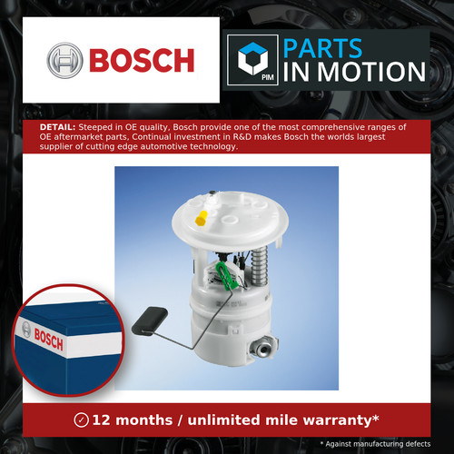 Fuel pump fits peugeot - fuel, wk