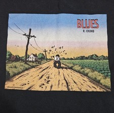 R Crumb Blues T-Shirt Men's