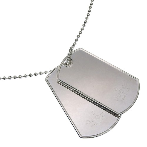 Gucci dog tag - tag, necklace