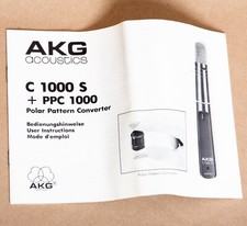 AKG c1000s user instructions /