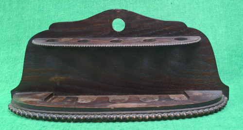 Vintage wooden pipe rack - for, 5