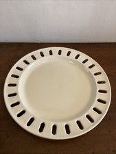 Hartley Greens Leeds Pottery Creamware Pierced Plate 27.5 Cm