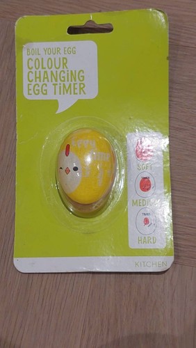 Colour changing egg timer - changing,