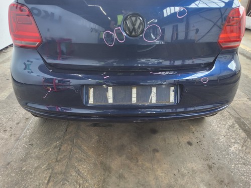 Rear bumper blue - bumper,