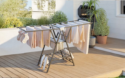 New winged airer - airer, folding