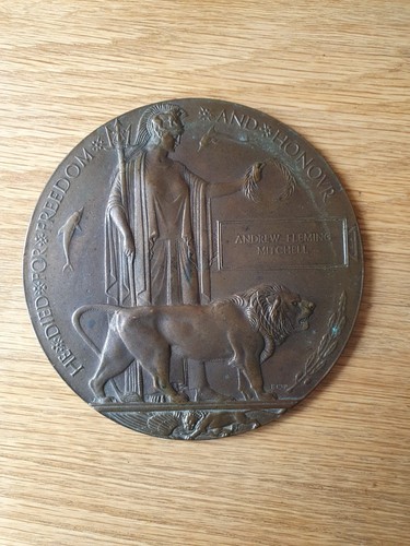 Ww1 british bronze memorial - ww1,