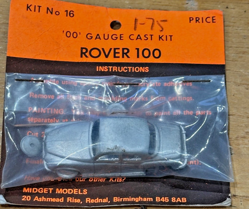 Midget models white metal - white,