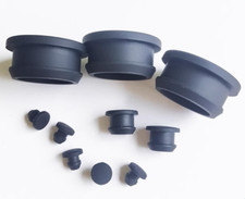 2.5mm-51mm Black Snap-On Hole