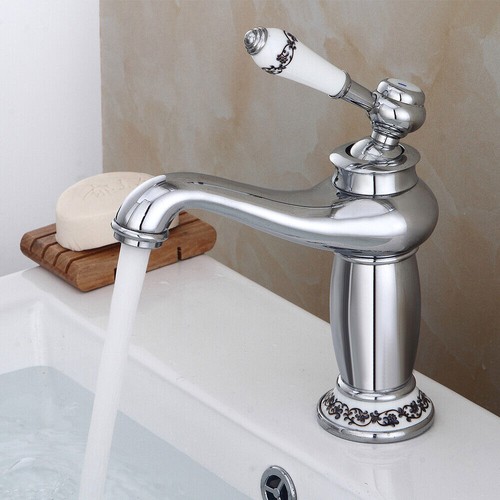 Antique brass basin - antique, tap