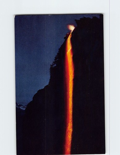 Postcard the firefall - firefall, glacier