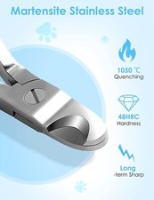 Gobeigo Dog Nail Clippers with Nail File Professional Heavy Duty Nail Trimmer