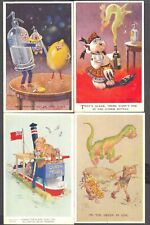 Comic Postcards Lawson Wood  Gran Pops & G.E.Studdy Bonzo