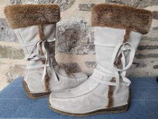 Sally O'Hara Upper Leather, Fleece Lined Women's Winter Boots, Size UK 5/Euro 38