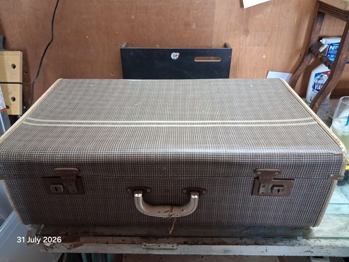 Vintage suitcase - vintage,