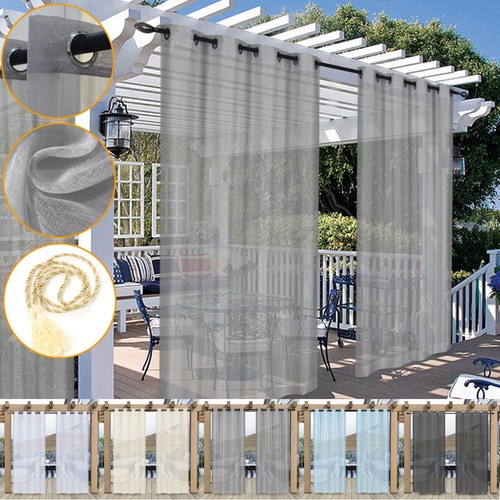 Waterproof voile sheer outdoor - sheer,