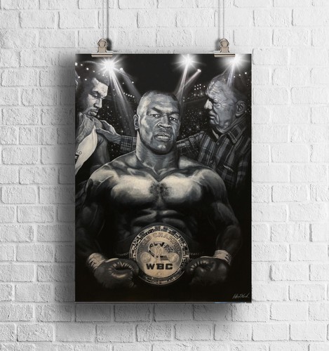Mike tyson art print - mike,