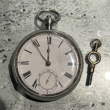 waltham mass pocket watch silver Working Date Code d