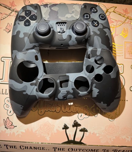 Ps5 controller skin black - controller,