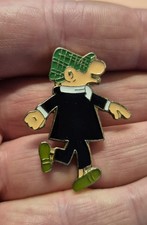 Vintage 1988 Andy Capp Enamel Lapel Pin Badge. Daily Mirror Newspaper
