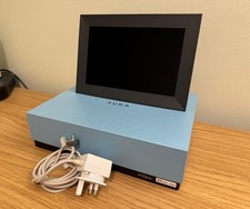 Aura Carver Digital Photo Frame - 10.1" inch, Black, Gravel, Boxed, Excellent