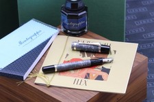 Montegrappa Nazionale Flex Shiny Circles Celluloid LE100 Fountain Pen