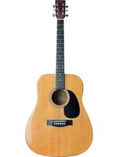 Nevada W-400 Acoustic Guitar Natural Wood Finish 6 String Right-Handed
