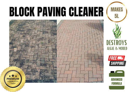 Block paving cleaner stain - paving,